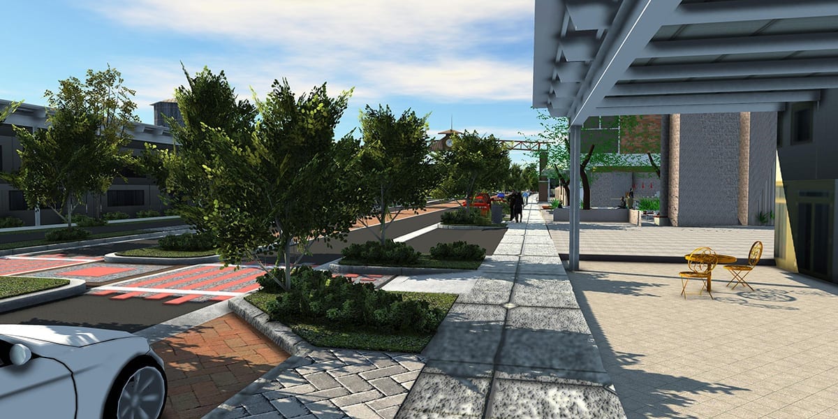 Dillard Street - Concept, Winter Garden