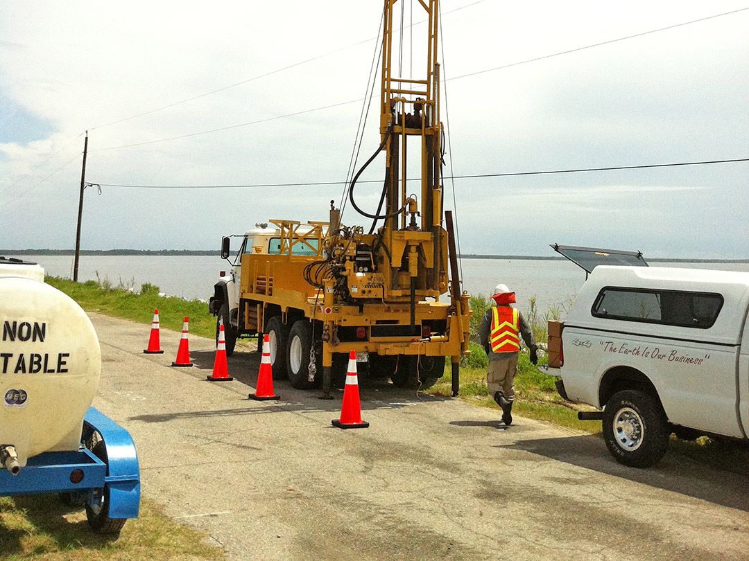 Choctawhatchee Bay Bridge Geotechnical Drilling, Santa Rosa Beach, Florida