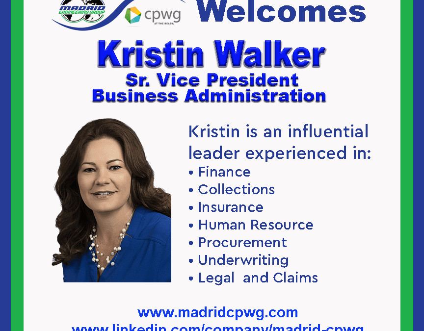 Madrid CPWG Welcomes Kristin Walker