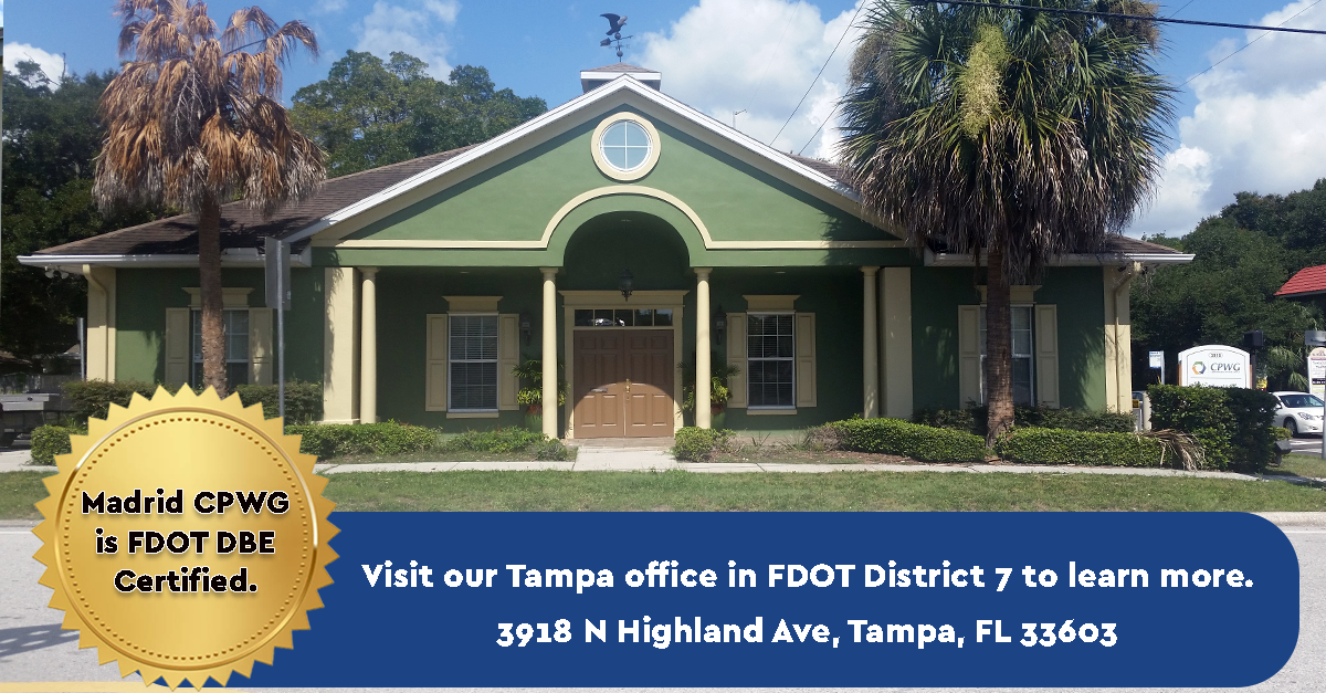 FDOT DBE Certified - FDOT D7 - Tampa Office